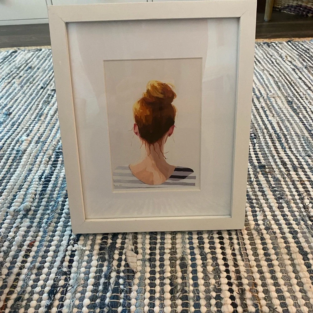 N/A watercolor print